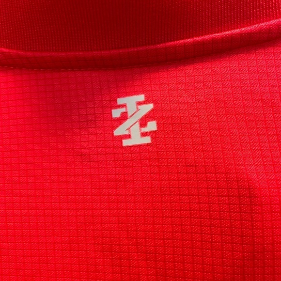 IZOD Polo Performance Shirt Men’s‎ Size Medium Red Golf Short Sleeve - Picture 8 of 10